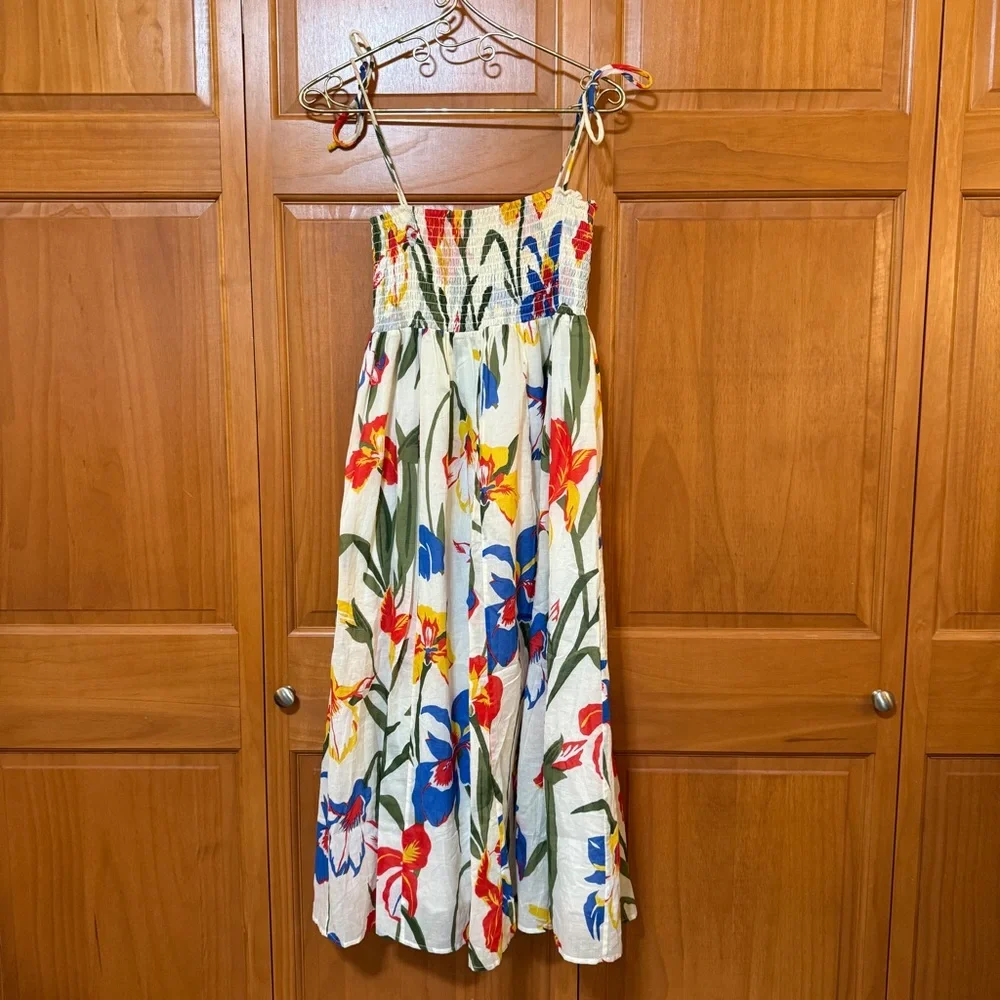 Tory Burch Iris Floral Print Beach Dress
